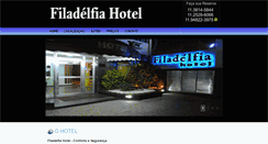 Desktop Screenshot of filadelfiahotel.com.br